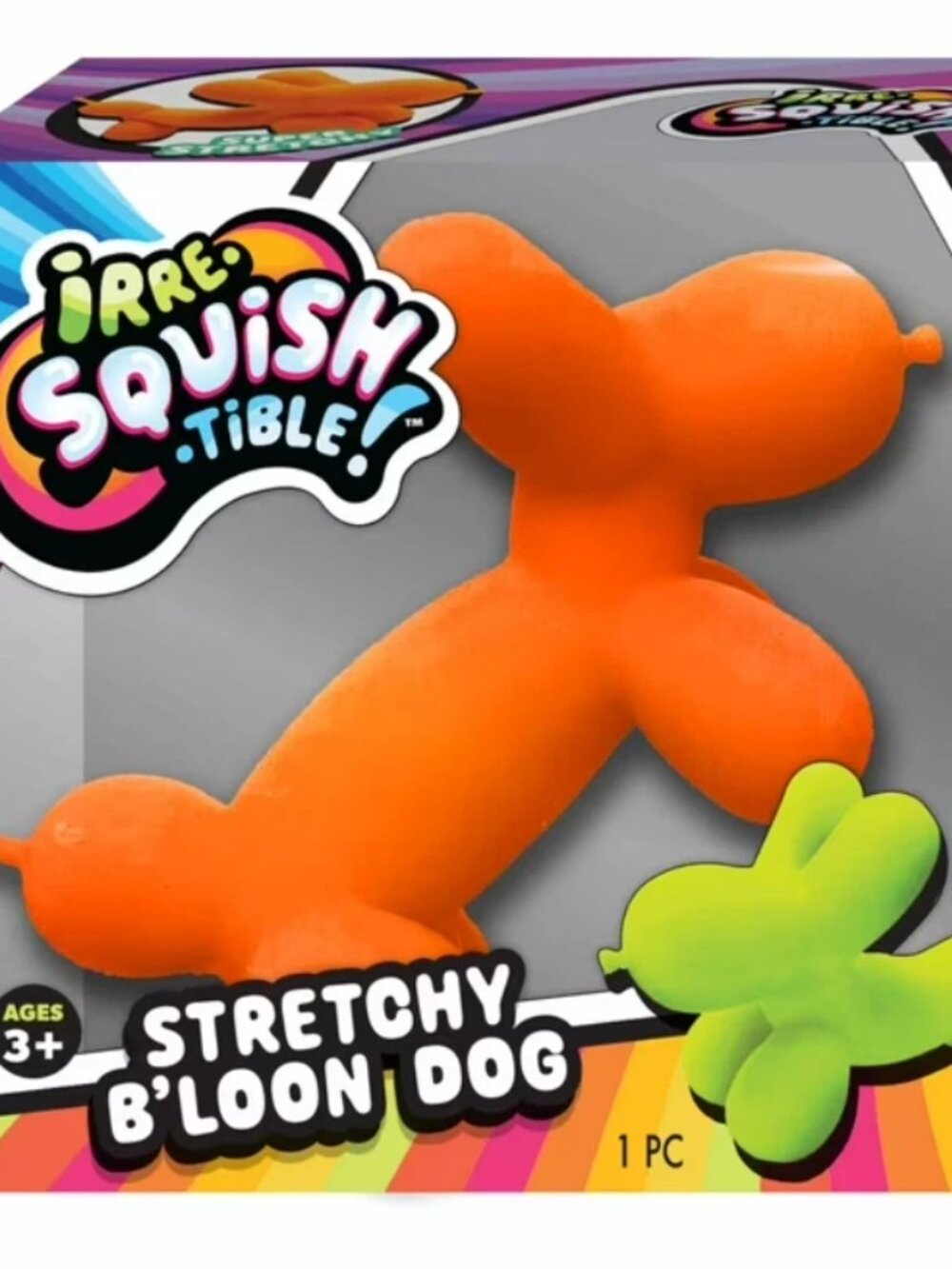 Irre-Squish-Tible Balloon Dog - Orange